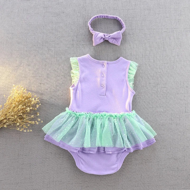 Baby Girl Newborn Bodysuit Snow White Baby Costume