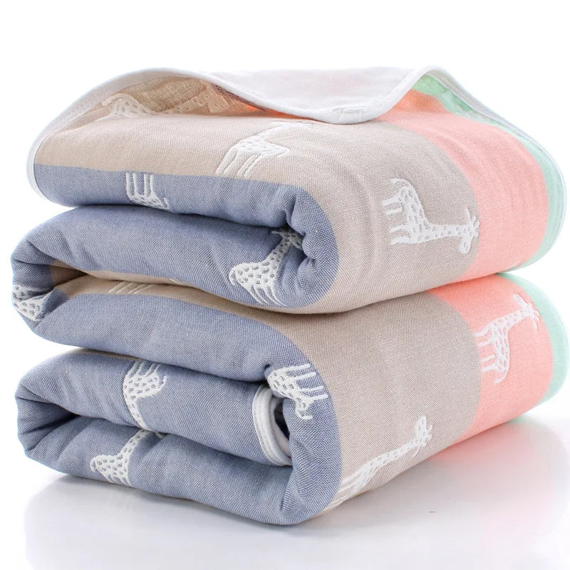 Baby Thick Blanket Muslin Cotton 6 Layers Beddings