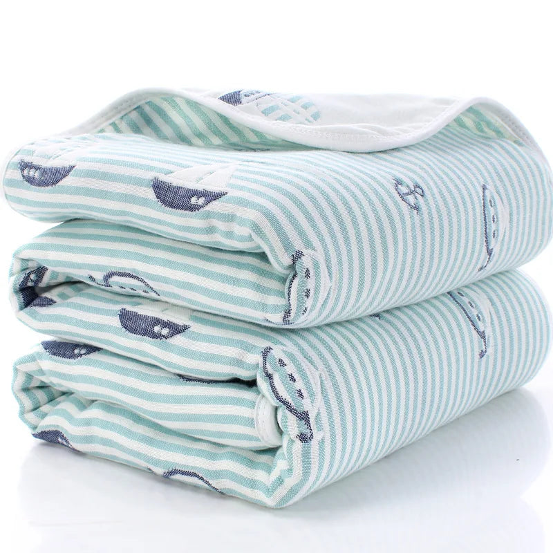 Baby Thick Blanket Muslin Cotton 6 Layers Beddings