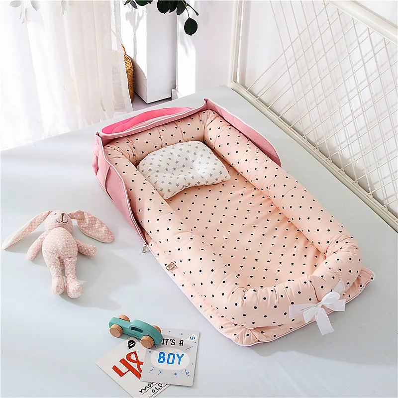 Baby Nest Travel Bed Infant Cotton Cradle Crib