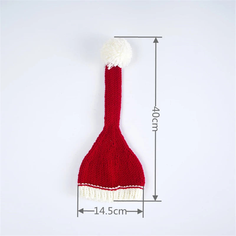 Baby Knitting Wool Christmas Hat Newborn Photography Props