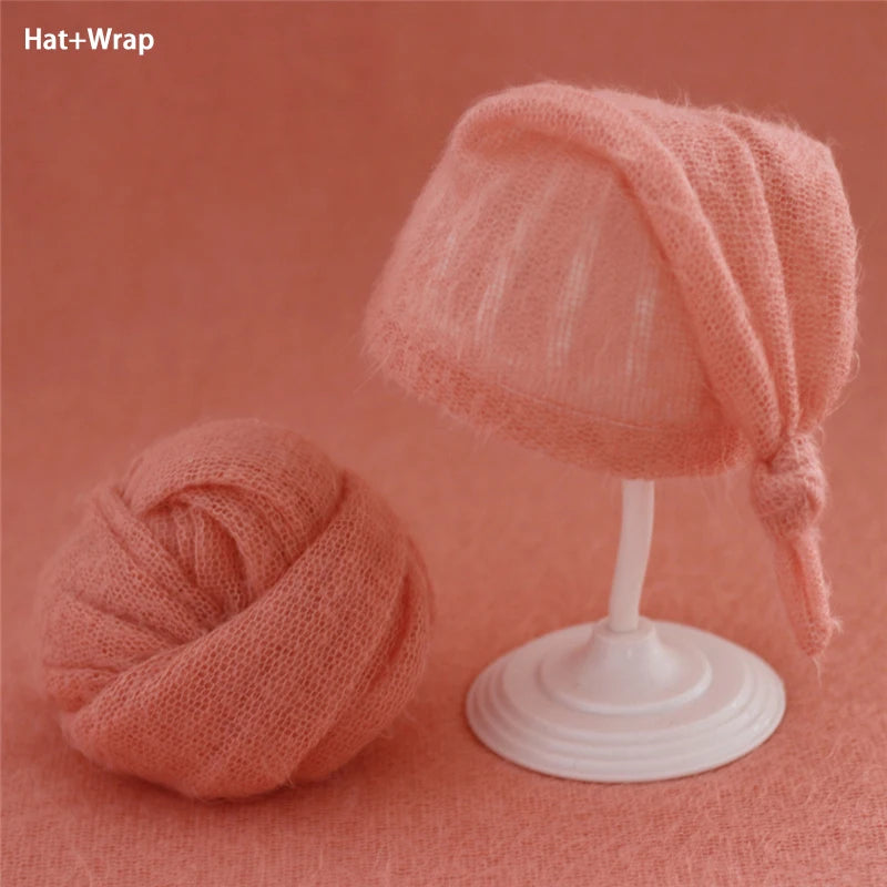 Big Size Newborn Baby Photograpgy Wraps Backdrop Blanket Mohair Infant Stretch Photo Props Background Shoot Studio 140*160cm