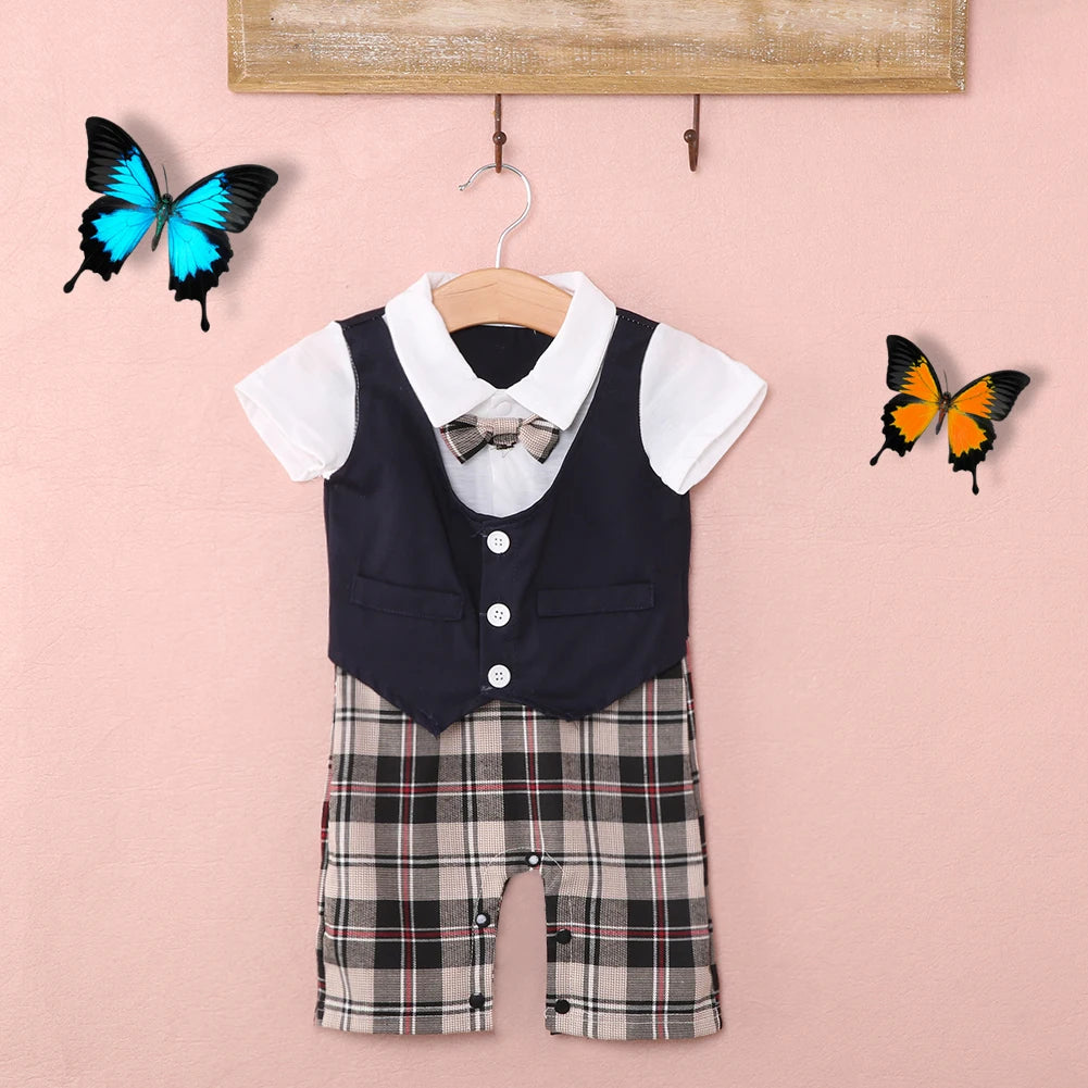 Newborn Kid Baby Boy Infant Outfits Set Jumpsuit Romper One Piece Suit Mother Kids Baby Clothing Baby's Sets