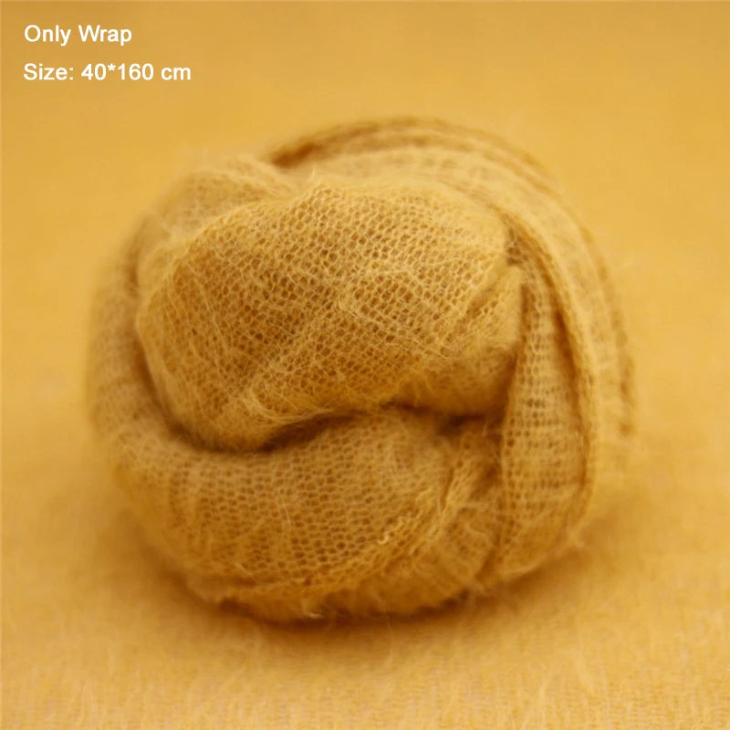 Big Size Newborn Baby Photograpgy Wraps Backdrop Blanket Mohair Infant Stretch Photo Props Background Shoot Studio 140*160cm
