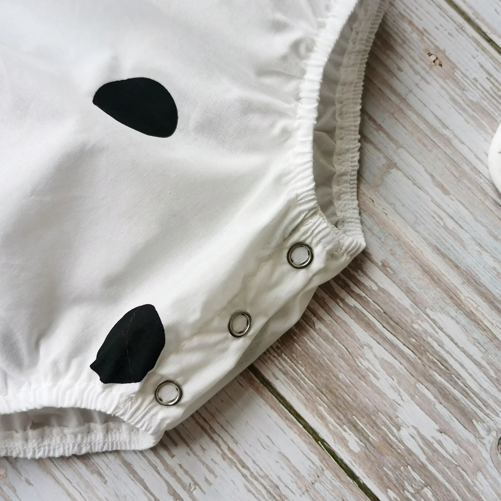 New Summer Polka Dot Printed Puff  Jumpsuit Headband 2pcs Outfit