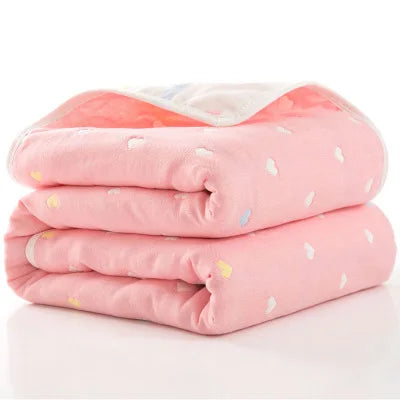 Baby Thick Blanket Muslin Cotton 6 Layers Beddings