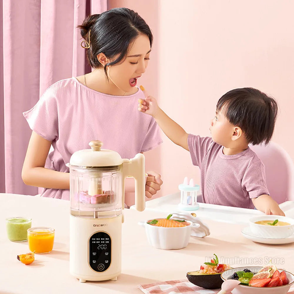 Baby Food Maker Automatic Steam Cooking Stirring Supplement Machine