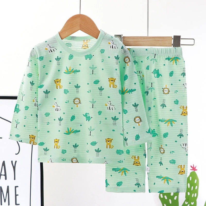 Cotton Set for Kids Baby Pajamas Clothes