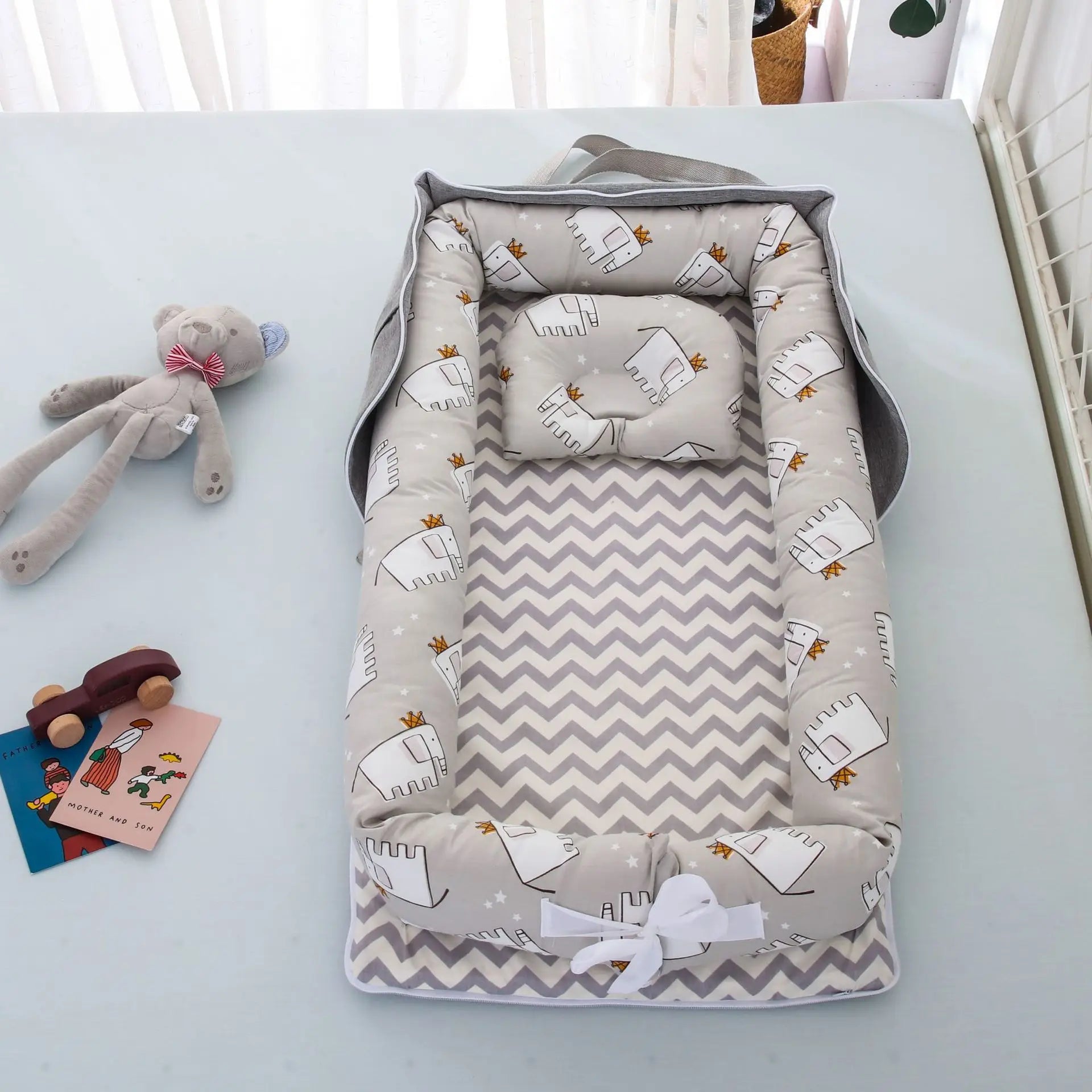 Baby Nest Travel Bed Infant Cotton Cradle Crib