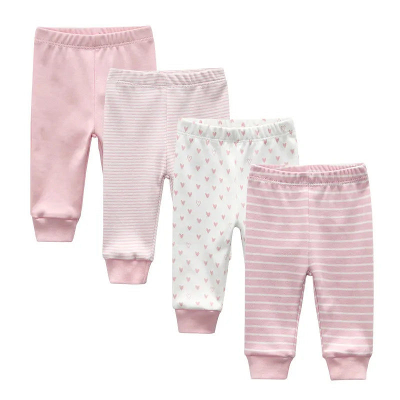 Baby Girl Pants 3/4/5Pieces Cotton Newborn Baby