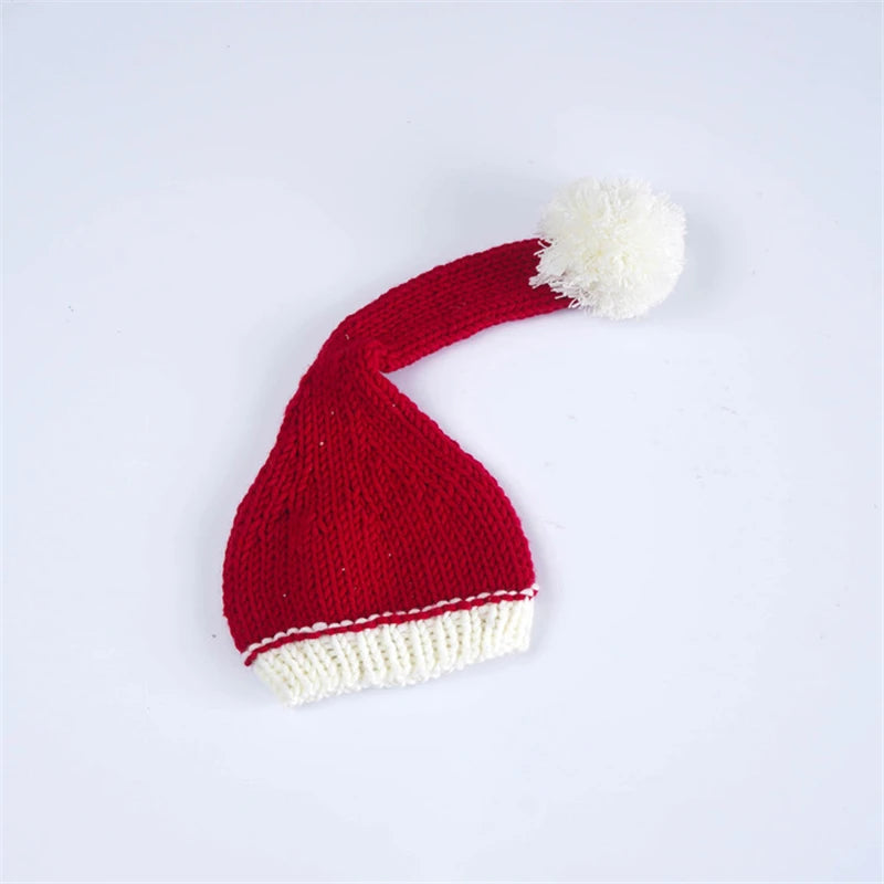 Baby Knitting Wool Christmas Hat Newborn Photography Props