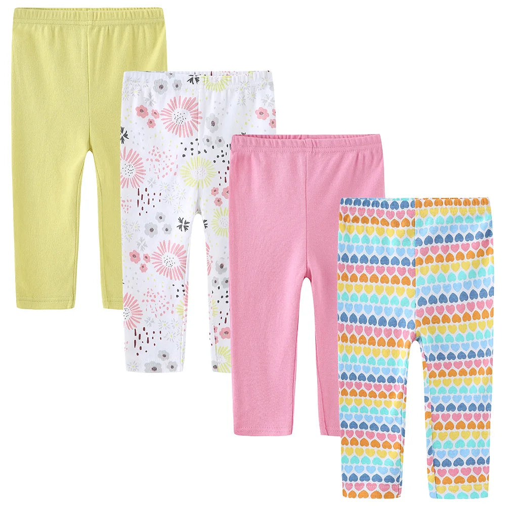 Baby Girl Pants 3/4/5Pieces Cotton Newborn Baby
