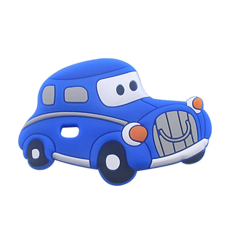 BPA Free 1pc Car Shaped Silicone Baby Teether Rodent Baby Teething Toys Chewable Baby Products Nursing Gift For Baby Boy