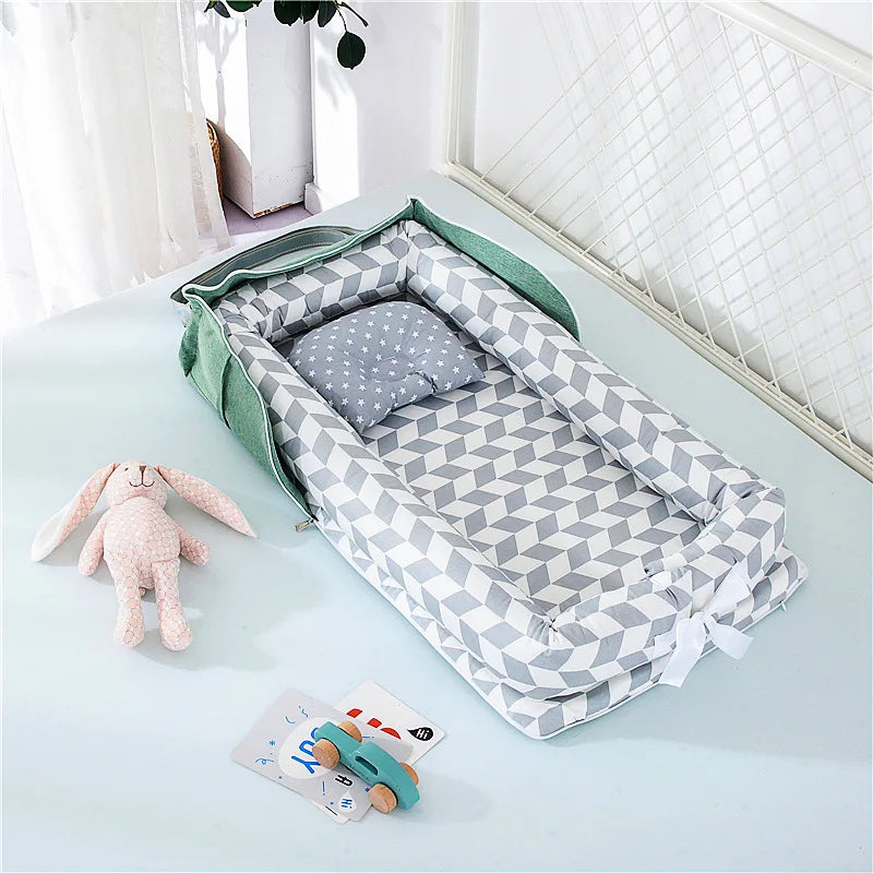 Baby Nest Travel Bed Infant Cotton Cradle Crib