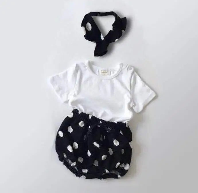 Korean Style Toddler Boys Clothes T shirts + PP shorts Infant Clothes
