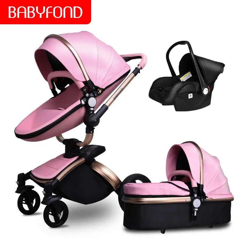 Babyfond Luxury Baby Car Seat Stroller  Baby Stroller