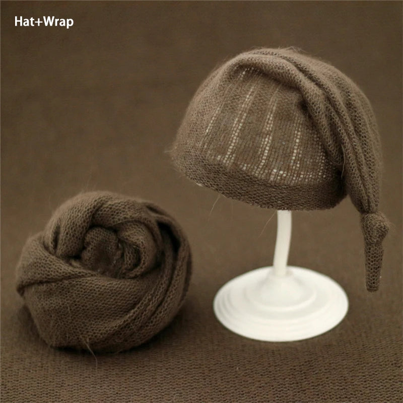 Big Size Newborn Baby Photograpgy Wraps Backdrop Blanket Mohair Infant Stretch Photo Props Background Shoot Studio 140*160cm