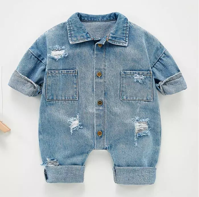 New Newborn Boys Girls Corduroy Jumpsuits Clothes