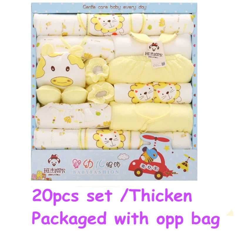 Baby Clothes Set For Newborn Bibs Cap Socks Blanket Cotton