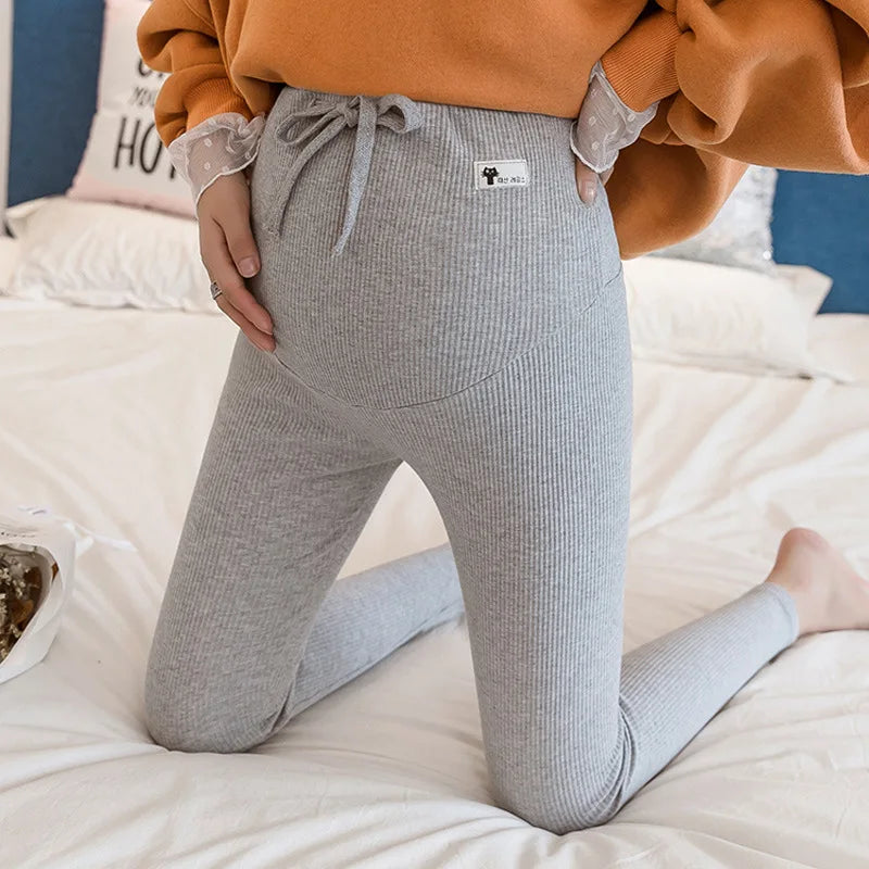 Casual Leggings For Pregnant Women Elastic High Waist