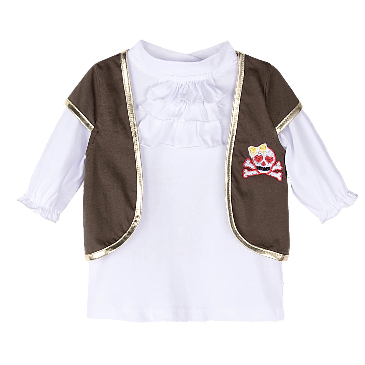 Baby Toddler Girls Pirate Costume Dress 5PCS 0-4 Years