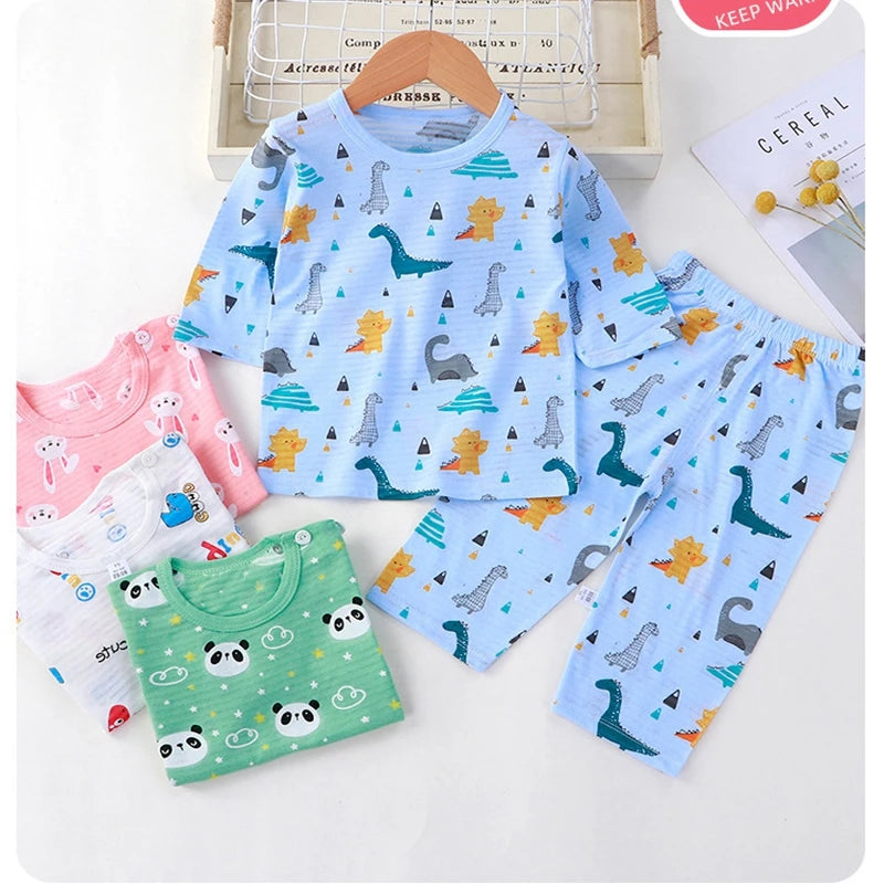 Cotton Set for Kids Baby Pajamas Clothes