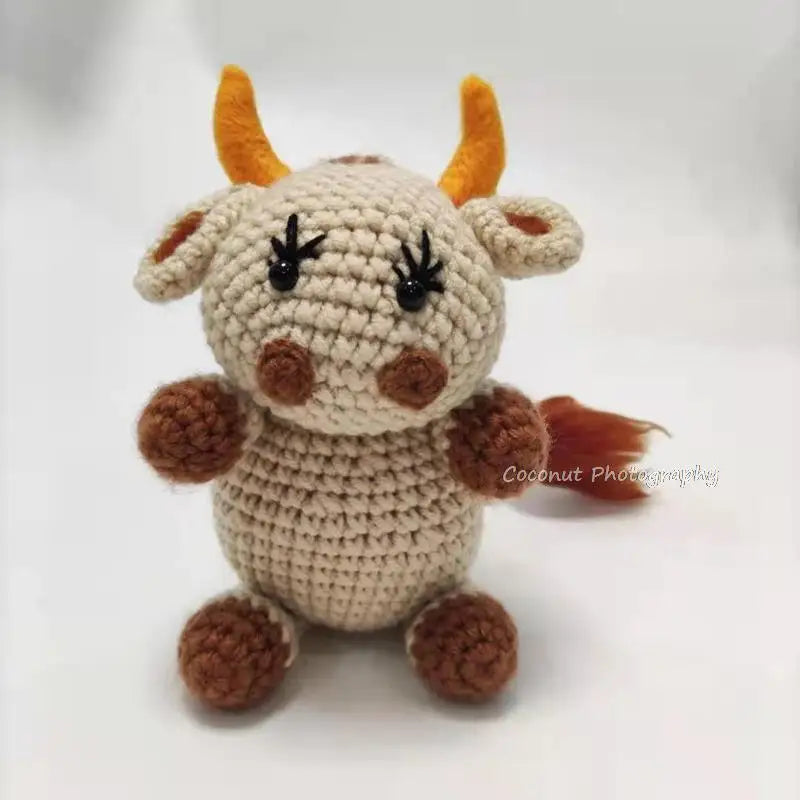 CoconutNewborn Photography Props calf costume ox year baby photo hat clothes photo studio props cute baby month photos