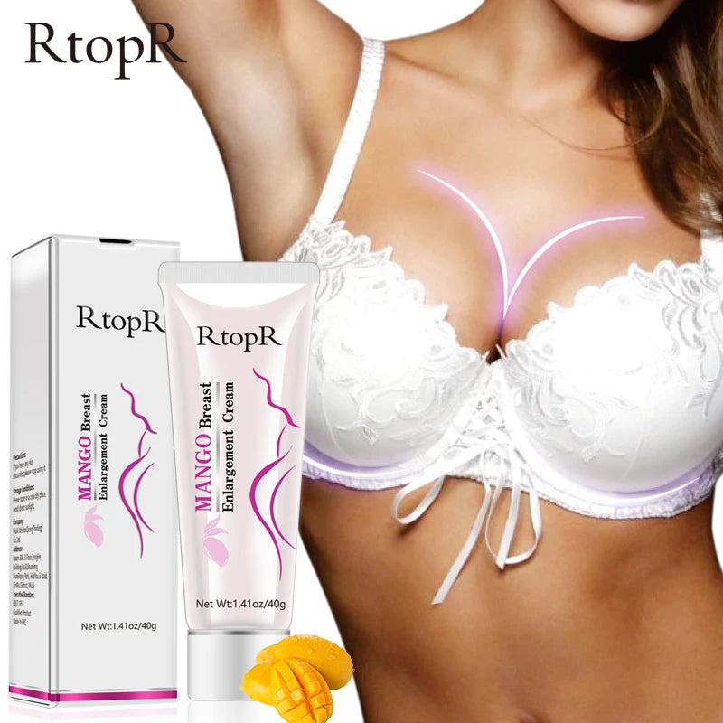 RtopR Up Size Breast Enlargement Cream Promote Female Hormones Brest Enhancement Cream Bust Fast Growth Boobs Firming Chest Care