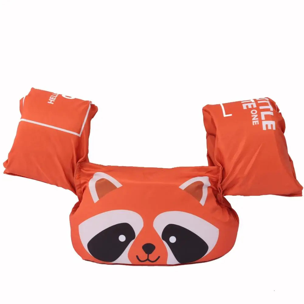 Baby Float Cartoon Arm Sleeve Life Jacket Swimsuit Foam Safety Swimming Training Floating Pool Float Swimming Ring puddle jumper