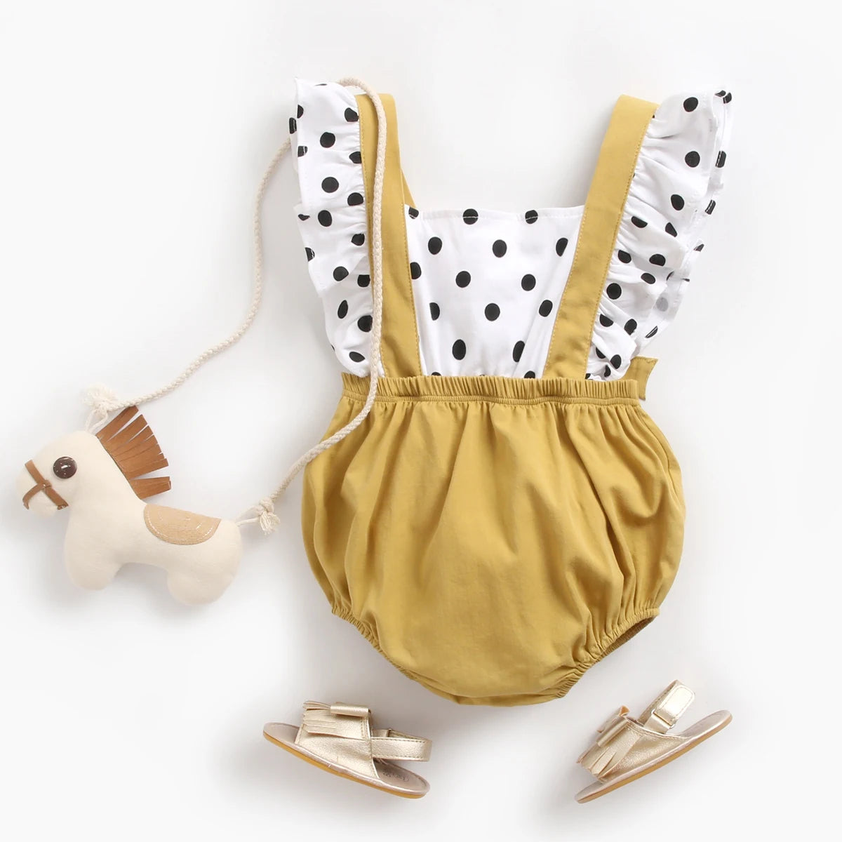 Cute Summer Princess Baby Girls Cotton Bodysuits