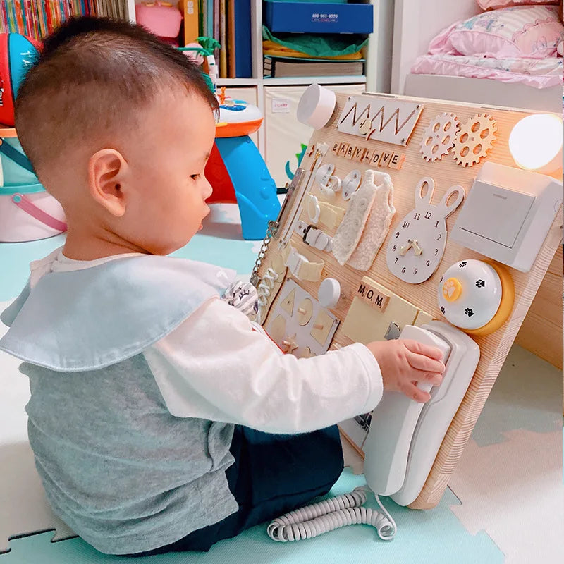Baby Education Games Cognitive Activity Board Toys