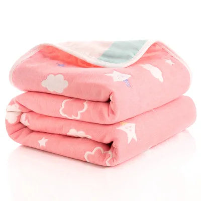 Baby Thick Blanket Muslin Cotton 6 Layers Beddings