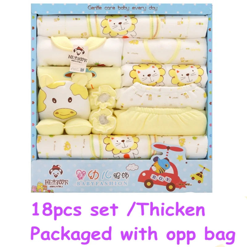 Baby Clothes Set For Newborn Bibs Cap Socks Blanket Cotton