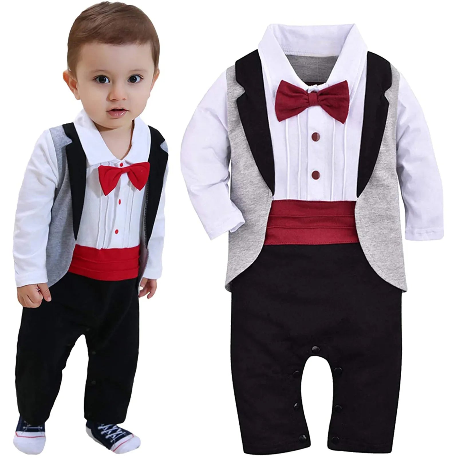 Spring New Baby Boys Clothes Pure Cotton Jumpsuit