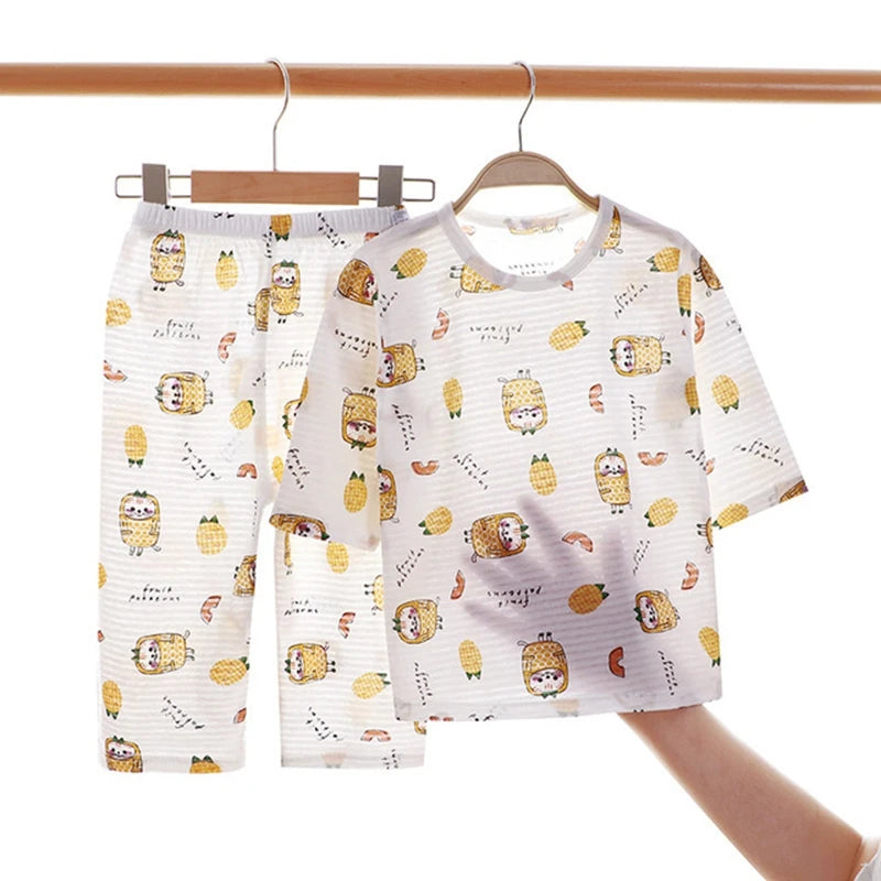 Cotton Set for Kids Baby Pajamas Clothes