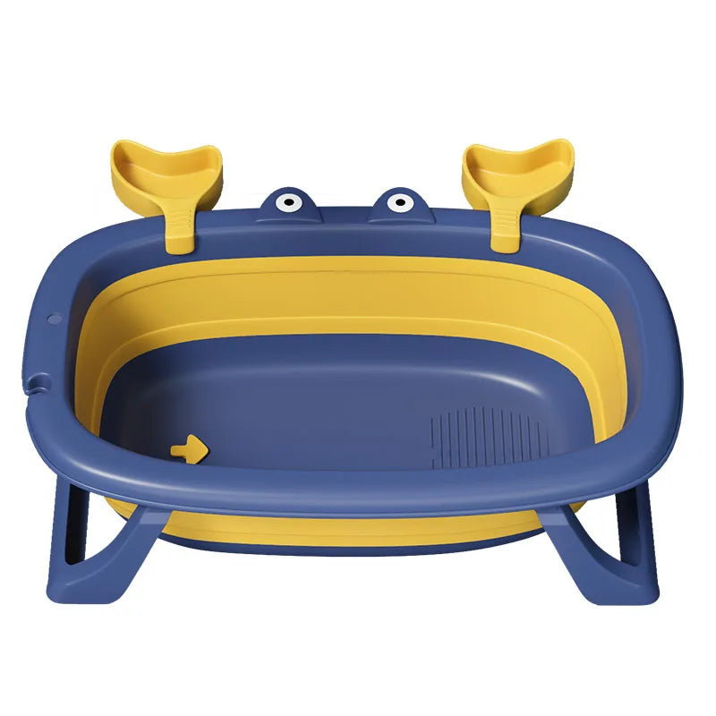 Folding Bathtub for Newborn, Lying Universal Bath Barrel, Baby Supplies, 2023