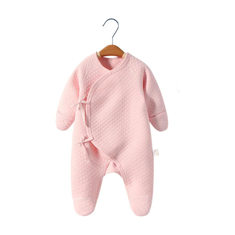 Newborn Jumpsuit Clothes Baby Cotton Jumpsuit Winter Boneless