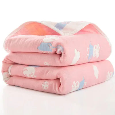Baby Thick Blanket Muslin Cotton 6 Layers Beddings
