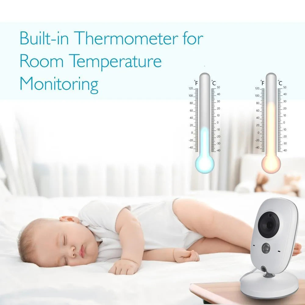 Baby Monitor With Camera 3.2 inch LCD Electronic