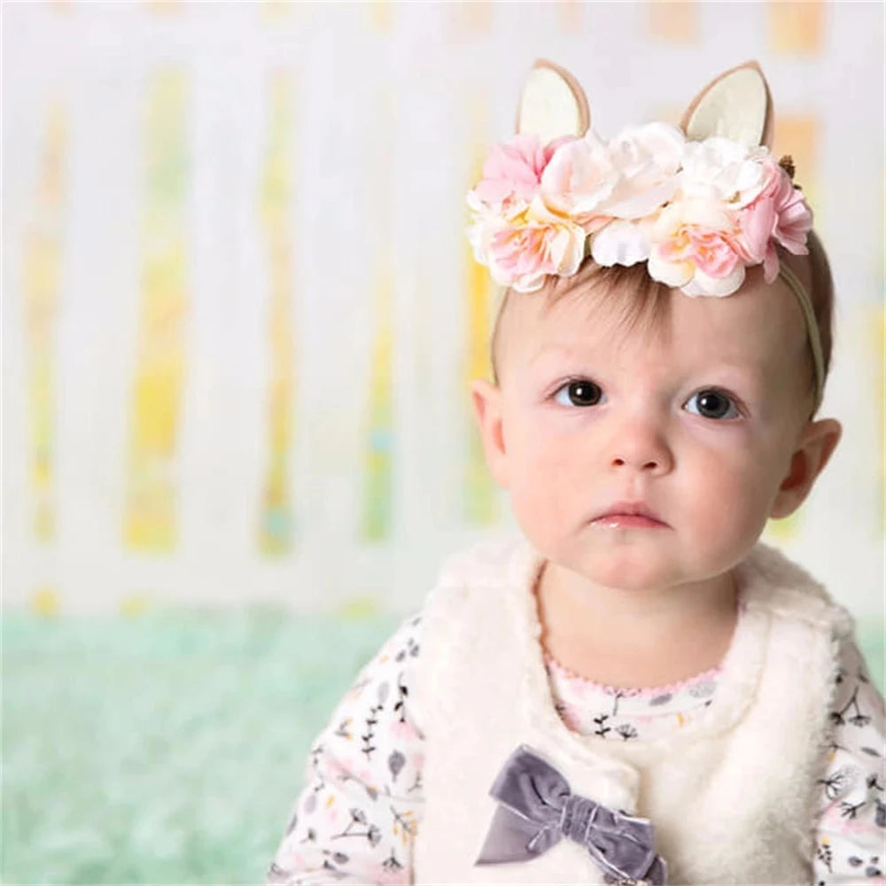 Lovely Baby Girls Easter Day Headband Rabbit Ear Accessories