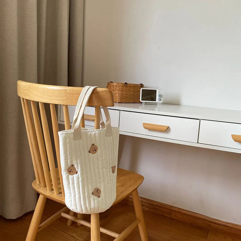 Botique Baby Diaper Bags Bear Embroidery Mommy Bags