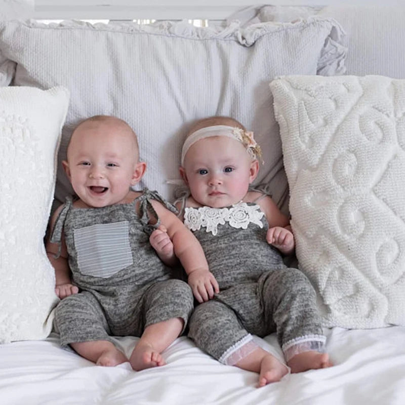 Newborn Photography Props Girl Romper Twin Shooting Accessorie Sets Sitter Baby Boy Outfits Photo Prop Newborn Pocket Pants