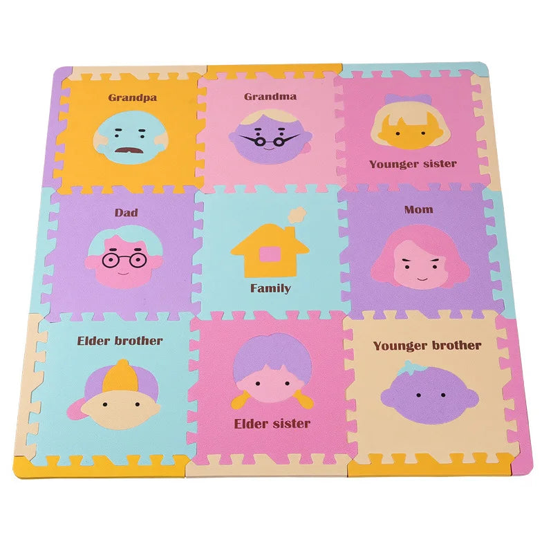 Baby Play Mat Crawling Rugs 30*30*1.3CM
