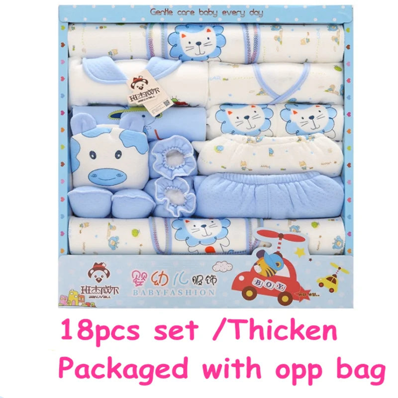 Baby Clothes Set For Newborn Bibs Cap Socks Blanket Cotton