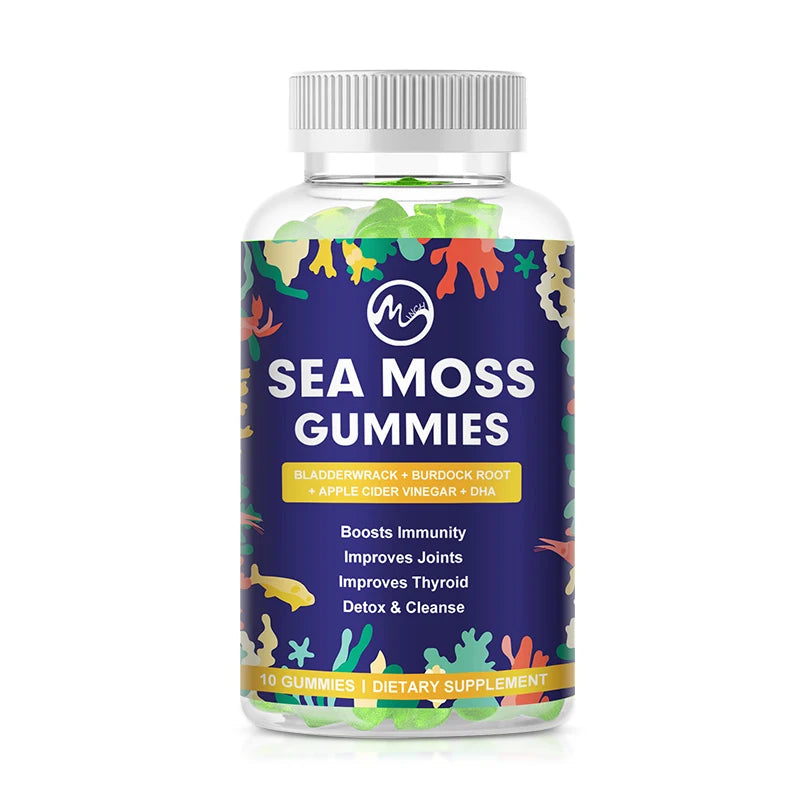 Sea Moss Multivitamin Gummies Replenish Dietary for Adults
