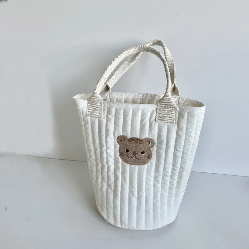 Botique Baby Diaper Bags Bear Embroidery Mommy Bags