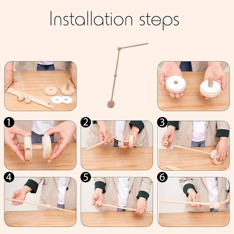 Baby Crib Mobiles Rattles Music Educational Toys