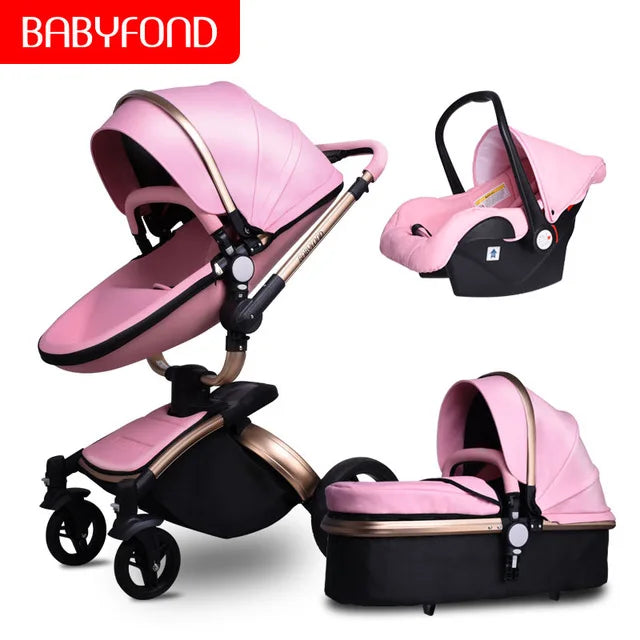 Babyfond Luxury Baby Car Seat Stroller  Baby Stroller