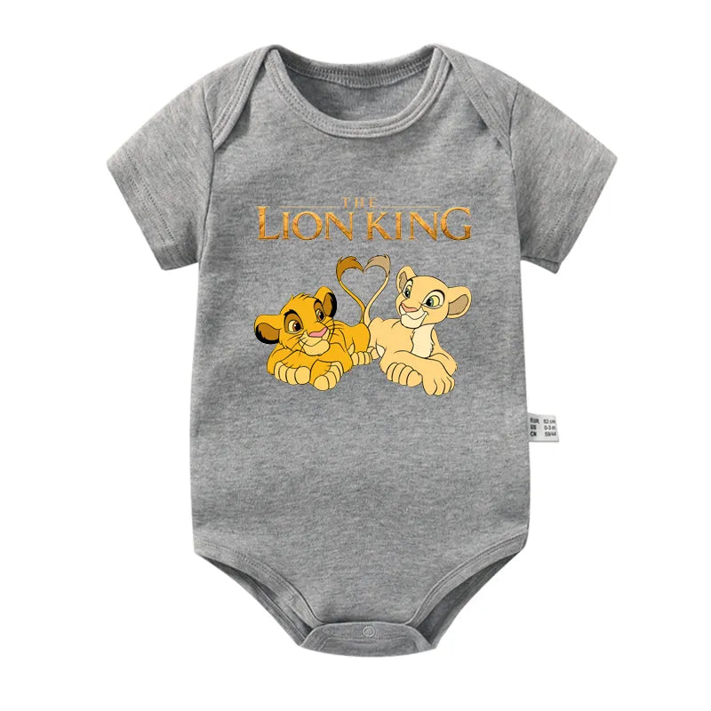 The Lion King Simba Print Infant Bodysuit Cotton