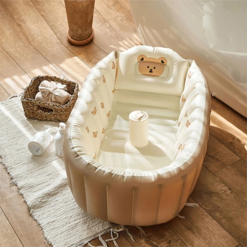 Folding Paddling Pool for baby inflatable Bathtub for Newborns Summer Household Bath Tub Travel Game Pool for Toddlers